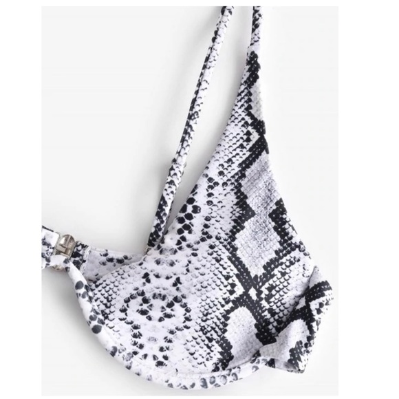 ZAFUL Animal Print Underwire High Leg Bikini - Picture 3 of 5